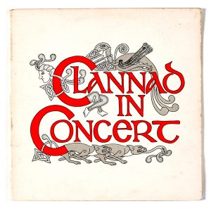 Vinyl cover for Clannad In Concert; Clannad; Ogham Records (1978); Design: Ray McCullough; Print: N/A