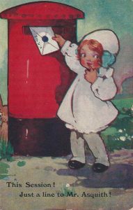 Child-themed suffrage postcard, circa 1908 - 1912