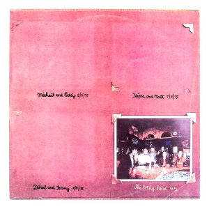 Vinyl cover for The Bothy Band; The Bothy Band; Mulligan (1975); Design: N/A; Print: Earlsfort Press
