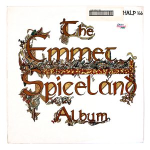 Vinyl cover for The Emmet Spiceland Album; Emmet Spiceland; Hawk Records (1977); Design: N/A; Print: Associated Printers Ltd