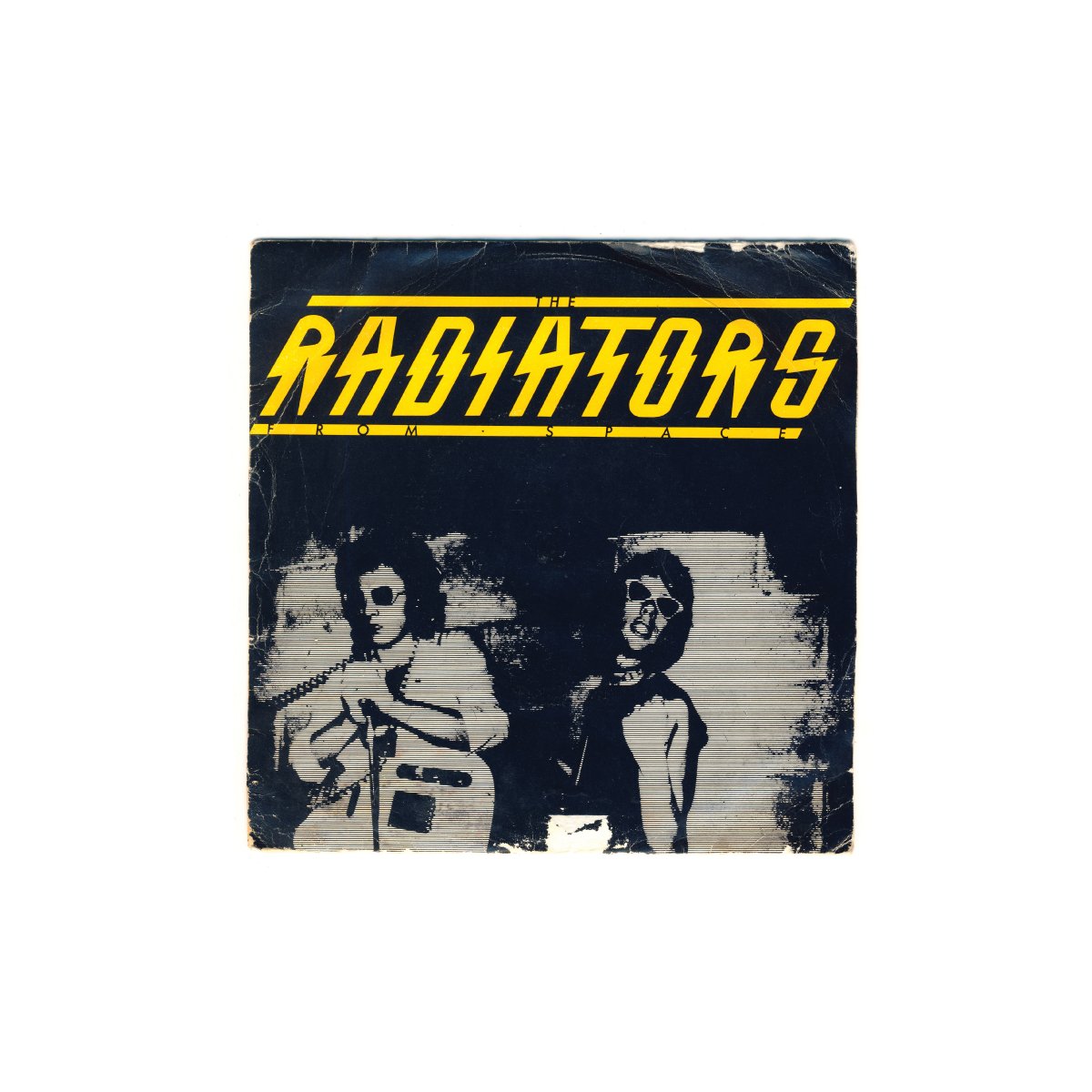 Vinyl cover of Television Screen; The Radiators; Chiswick (1977); design / photography: Art On My Sleeve (Steve Averill); print: Press & Post Ltd (UK); 7"