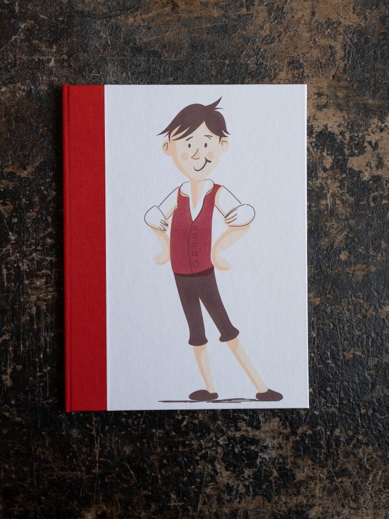 the letterpress-printed illustration of Blot on the cover of Blot Deluxe Edition