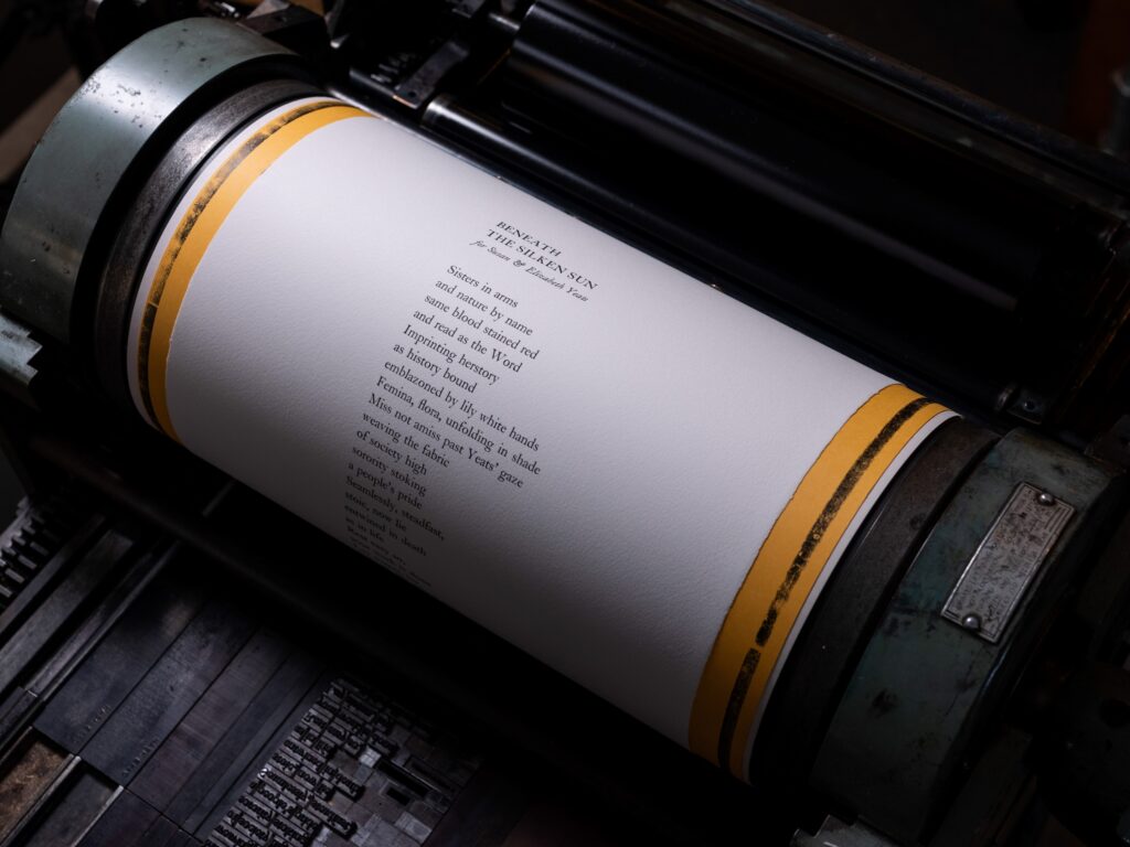 Beneath the Silken Sun on the press