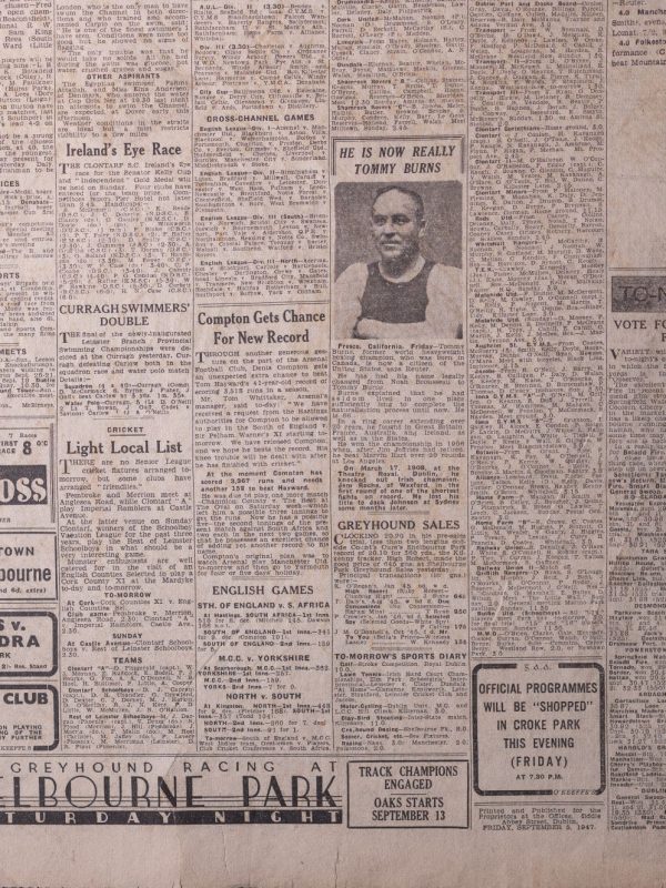 Evening Herald racing section